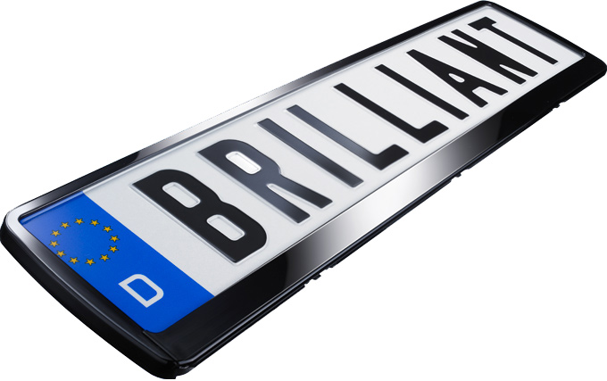 License plate holders