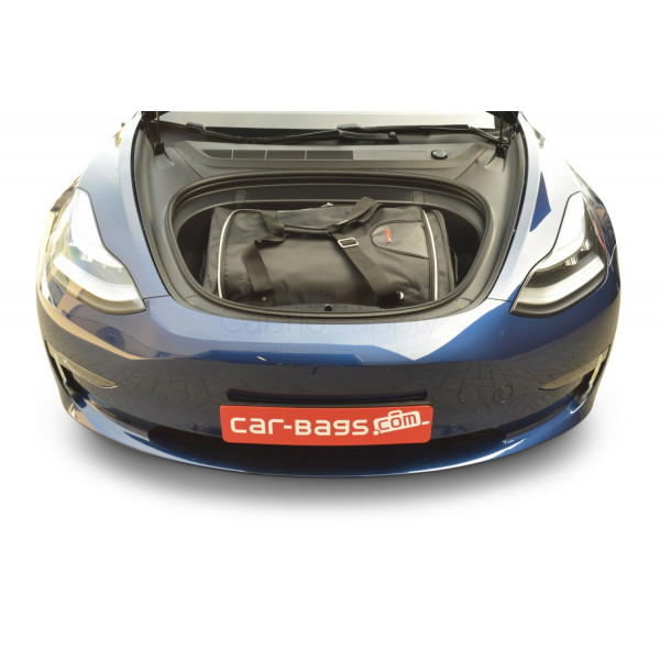 Tesla Model 3: Taschensets für Kofferraum + Frunk
