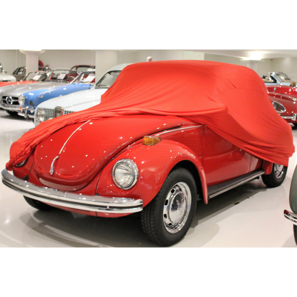Volkswagen Beetle Convertible Indoor Car Cover - Red