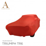 Triumph TR4 TR6 Indoor Cover - Tailored - Red