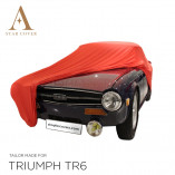 Triumph TR4 TR6 Indoor Cover - Tailored - Red