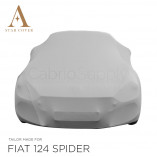 Abarth 124 Spider - Indoor Car Cover - Silvergrey