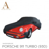 Porsche 911 930 Turbo 1975-1989 Cover  - Black - Mirror Pockets