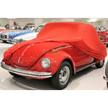 Volkswagen Beetle Convertible Indoor Car Cover - Red