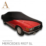 Mercedes-Benz R107 SL Indoor Car Cover - Tailored - Black
