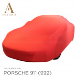 Porsche 911 992 with Aerokit Cover - Tailored - Red
