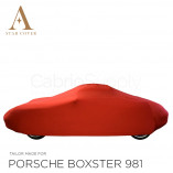 Porsche Boxster 981 Indoor Cover - Tailored - Red