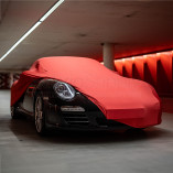 Porsche 911 997 2005-2011 without Aerokit Indoor Cover  - Red