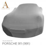 Porsche 911 991 Convertible 2011-2018 Aerokit Indoor Cover - Silvergrey