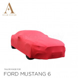 Ford Mustang VI 2014-present Indoor Cover - Red