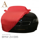 BMW Z4 (E85) 2003-2009 - Indoor Car Cover - Mirror Pockets - Red