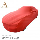 BMW Z4 (E89) 2009-2016 - Indoor Car Cover - Mirror Pockets - Red