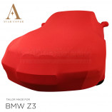 BMW Z3 - Indoor Cover  - Mirror pockets - Red