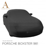 Porsche Boxster 981 Indoor Cover - Mirror pockets - Black
