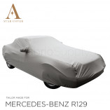 Mercedes-Benz R129 SL Outdoor Cover - Star Cover - Military Khaki - Mirror Pockets
