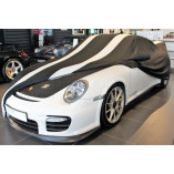 Porsche 911R 991 Car Cover - Tailored - Mirror Pockets - Black Silver
