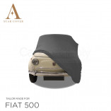 Fiat 500 - Indoor Car Cover - Silvergrey