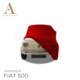 Fiat 500 - Indoor Car Cover - Red