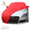 Audi TT 8J Roadster Indoor Cover - Mirror Pockets - Red