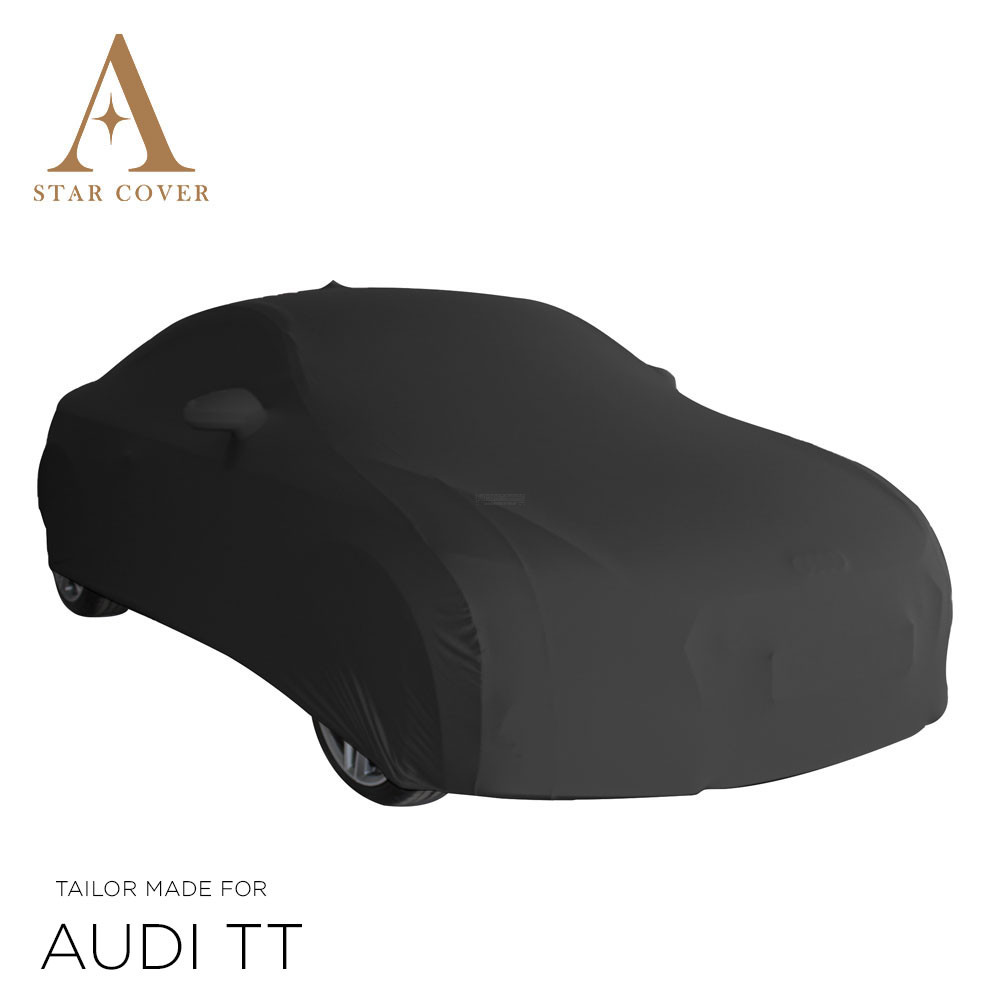 Audi TT 8J Roadster Indoor Cover - Mirror Pockets - Black