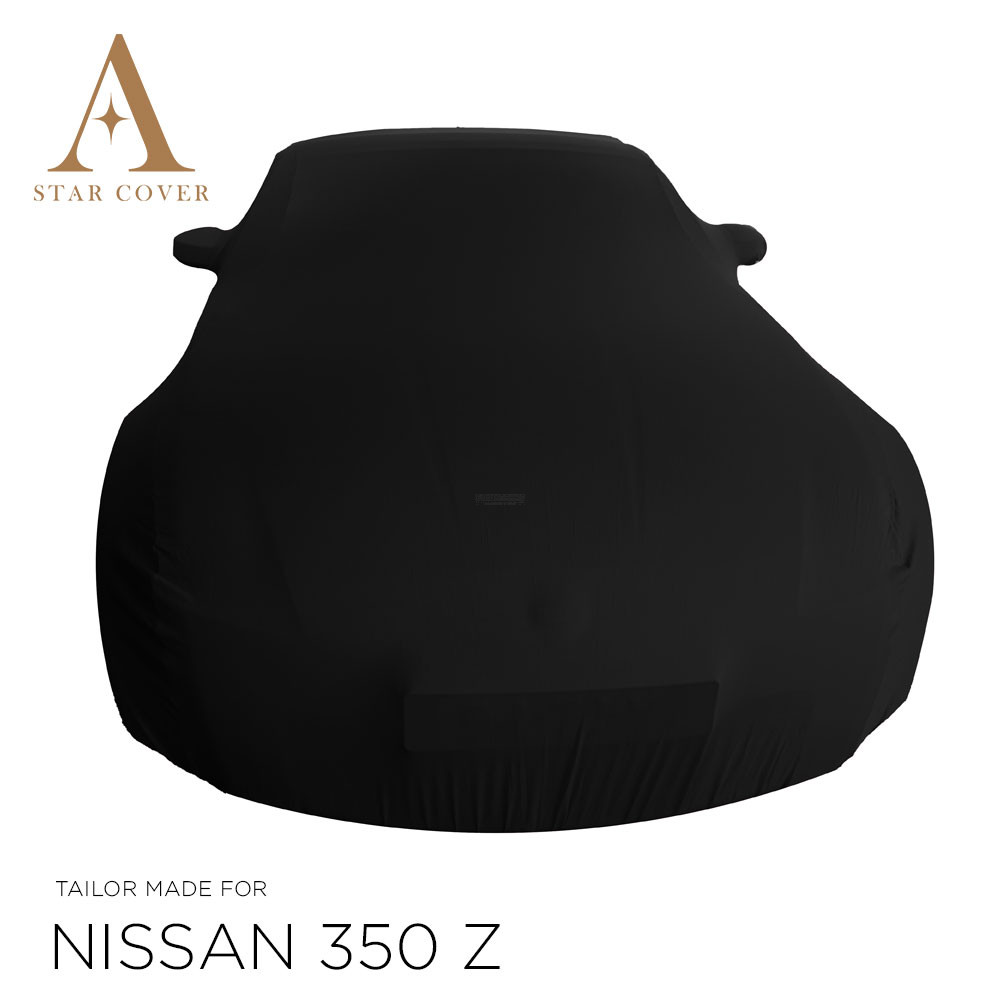 CarCovers Indoor Car Cover Compatible with Nissan 2002-2009 350Z - Black  Satin Ultra Soft Indoor Material Keep Vehicle Looking New Between Use