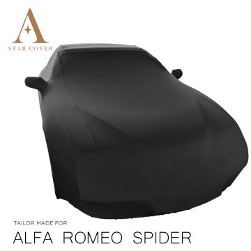 Alfa Romeo 916 Spider Indoor Cover - Mirror Pockets - Black