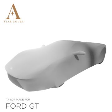 OEM Original Ford GT Indoor Cover - Mirror Pockets - White