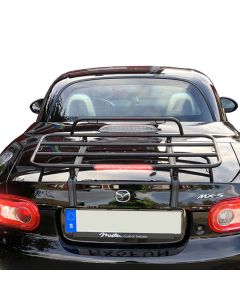 Mazda MX-5 NC (Mk 3) Coupe (Folding Roof - Steel) Luggage Rack - BLACK EDITION 2006-2014