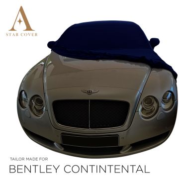 Bentley Continental GTC 2011-2019 Indoor Car Cover - Mirror Pockets - Blue