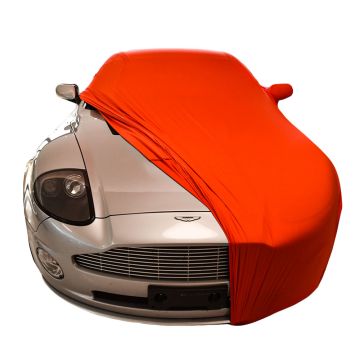 Aston Martin Vanquish Volante Indoor Cover 2012-2019 - Mirror Pockets - Red
