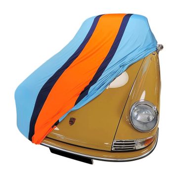 Porsche 911 F-Modell Indoor Cover - Gulf Racing Design