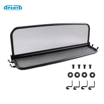 Mercedes-Benz SL-Class W113 Pagoda Wind Deflector - ALUMINIUM Matt Black 1963-1971